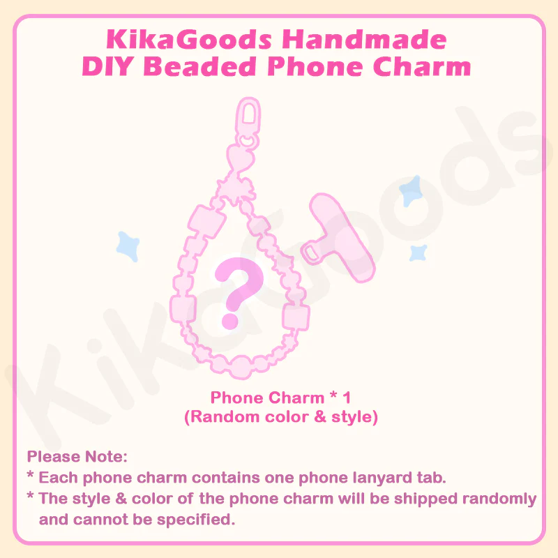 KikaGoods Handmade DIY Beaded Phone Charm - Image 2