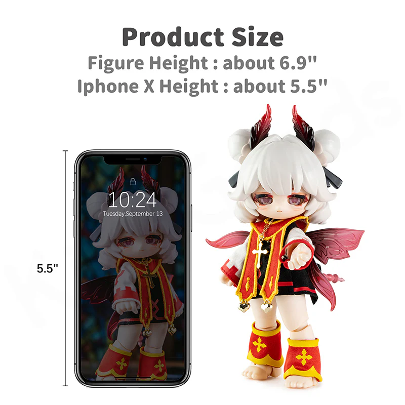 Kukaka Insect Cafe Series Prayer & Judge Limited BJD Action Figure - Image 32