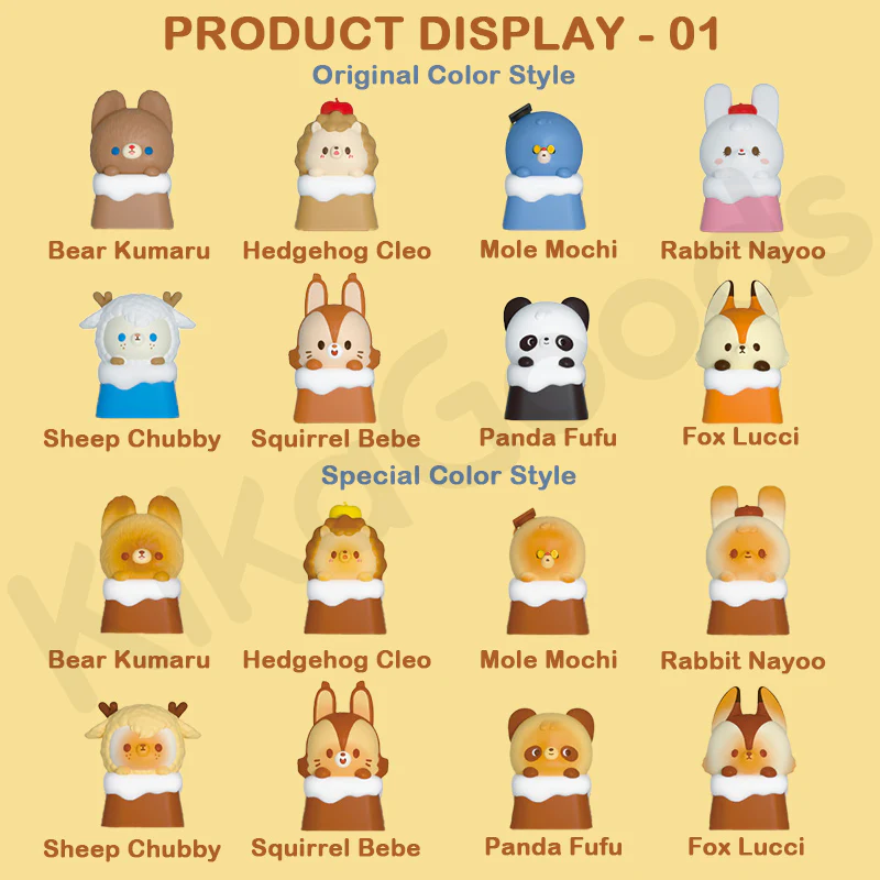 KUMARU and Friends Series Keycaps Blind Box - Image 2