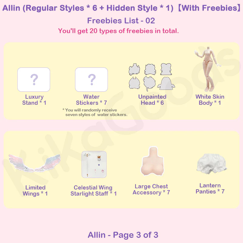 Light & Shadow Series 1/8 Action Figure BJD Blind Box【Shipped in May./Jun. 2026】 - Image 31