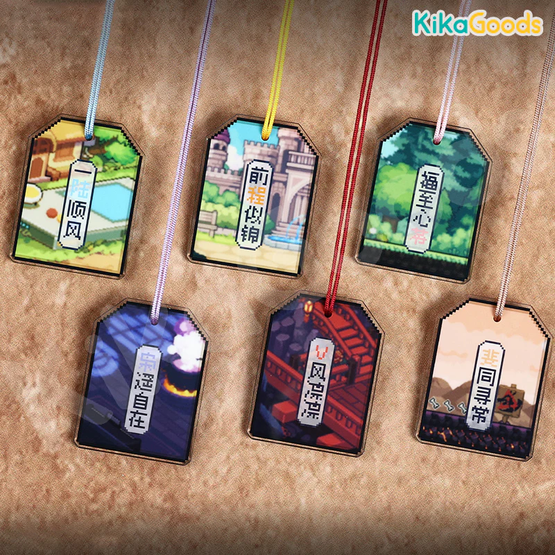Link Click M.O.D Map of Dreams Series Acrylic Omamori Charm Blind Box - Image 10