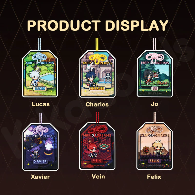 Link Click M.O.D Map of Dreams Series Acrylic Omamori Charm Blind Box - Image 2