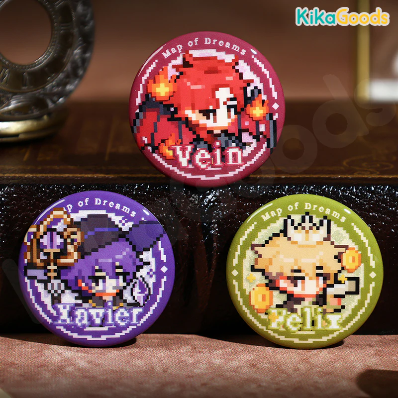 Link Click M.O.D Map of Dreams Series Mini Tinplate Badge Blind Box - Image 4