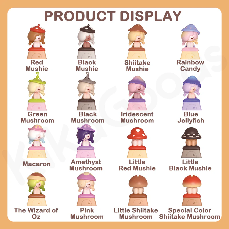 Little Mushroom Girl & Little Mushroom Keycap Series Blind Box - Image 2