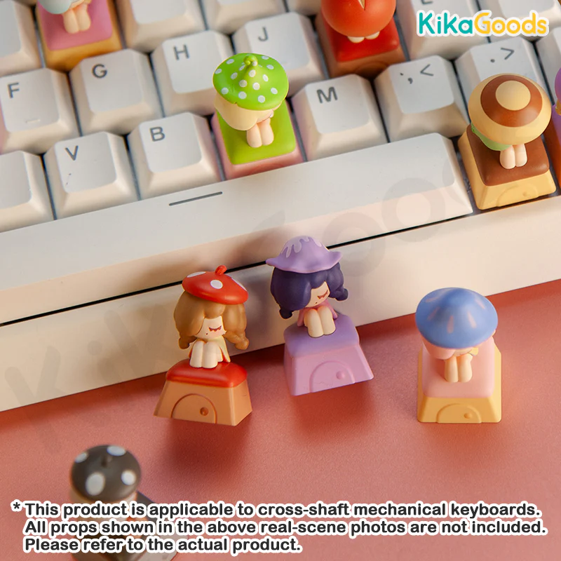 Little Mushroom Girl & Little Mushroom Keycap Series Blind Box - Image 4