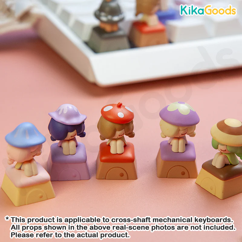 Little Mushroom Girl & Little Mushroom Keycap Series Blind Box - Image 5