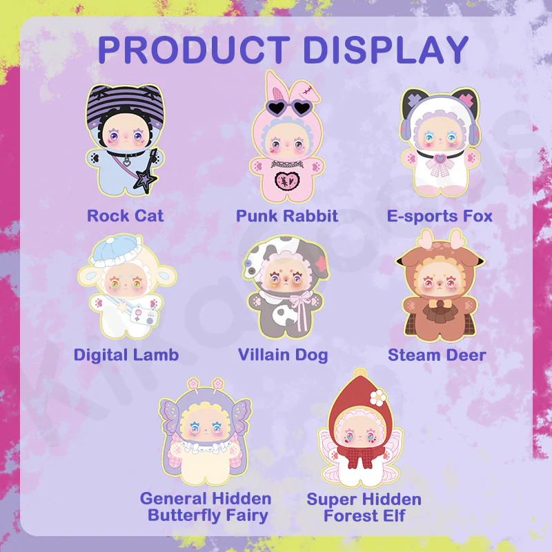 Lovely Emma Punk Era Series Plush Blind Box - Image 2