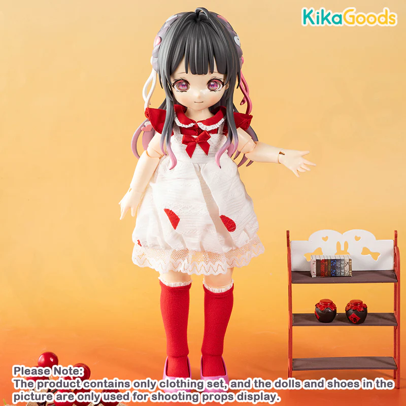 LuckyDoll Heart Princess Dress Series 1/6 Points BJD Clothing Set - Image 3