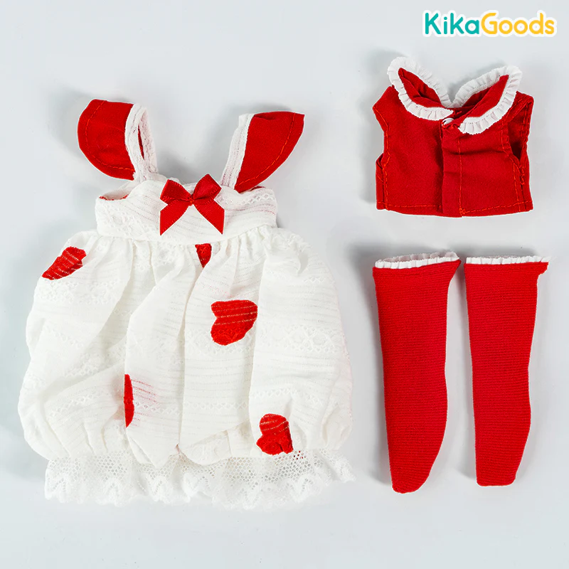 LuckyDoll Heart Princess Dress Series 1/6 Points BJD Clothing Set - Image 6