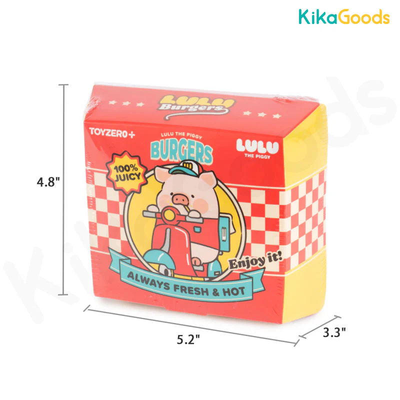 LuLu The Piggy Burger Express Movable Series Blind Box - Image 9