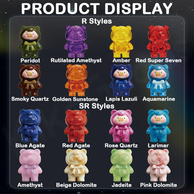 Lulu the Piggy Teddy Mini Ore Collection Series Blind Bag - Image 2