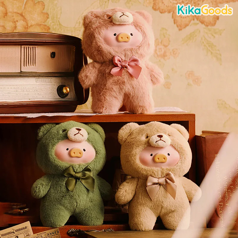 Lulu The Piggy Vintage Teddy Shop Vinyl Face Plush Pendant Blind Box - Image 4