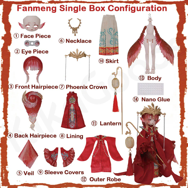 Luluya Cloud Feather Pavilion Series BJD Limited Action Figure - Image 8