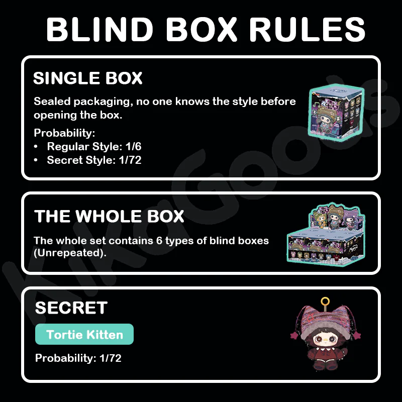 MayMei Kitten Academy Series Plush Pendant Blind Box - Image 3