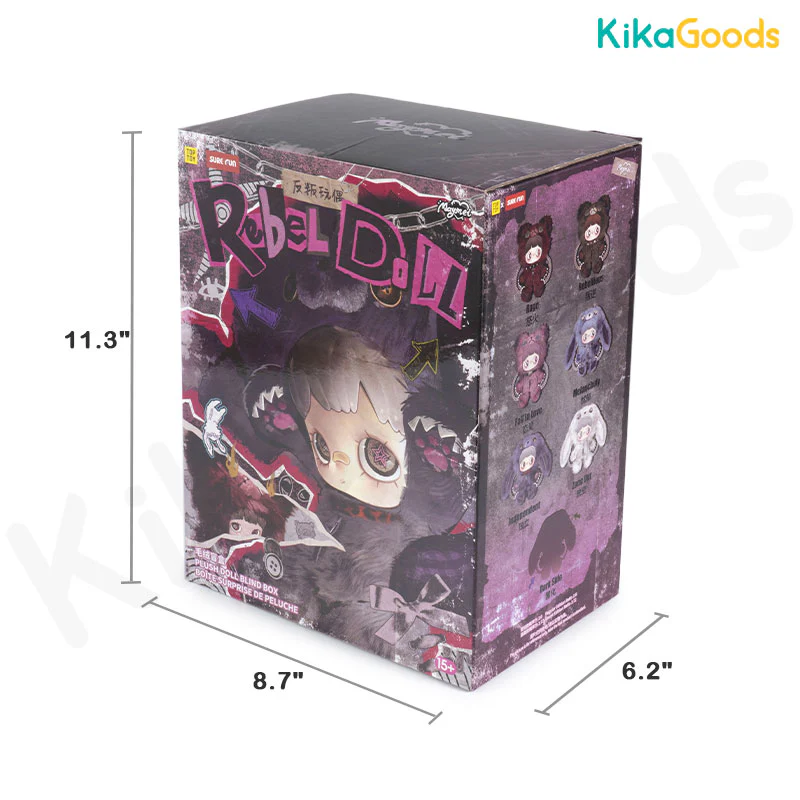 MayMei Rebel Doll Backpack Series Plush Blind Box - Image 12