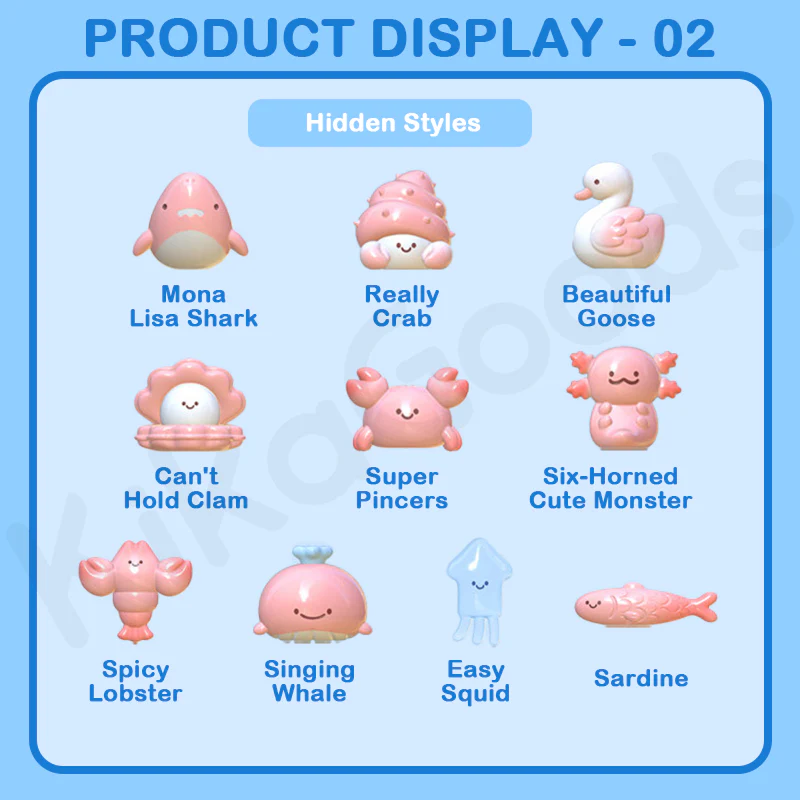 Mini Cute Bean Aquarium Series Blind Bag - Image 3