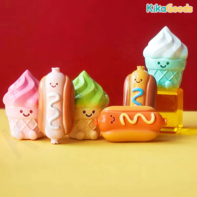 Mini Cute Bean Fast Food Restaurant Series Blind Bag - Image 5