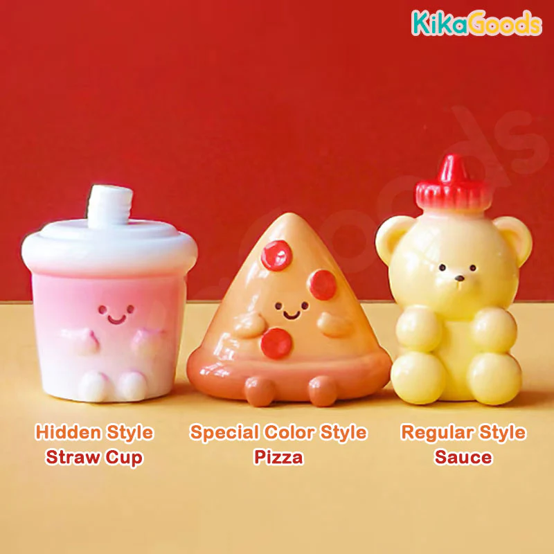 Mini Cute Bean Fast Food Restaurant Series Blind Bag - Image 7