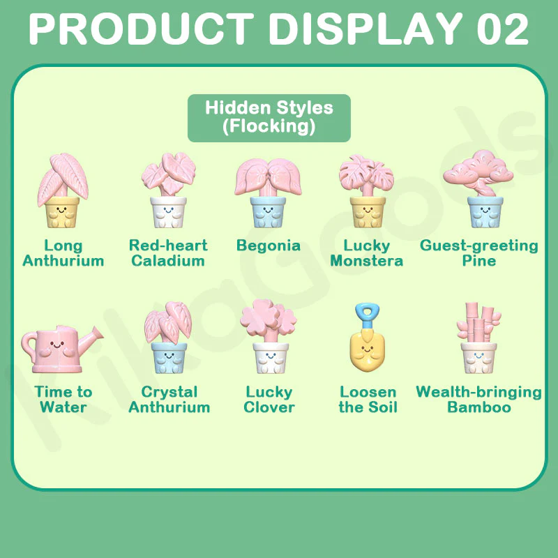 Mini Cute Bean Potted Plant Series Blind Bag - Image 3