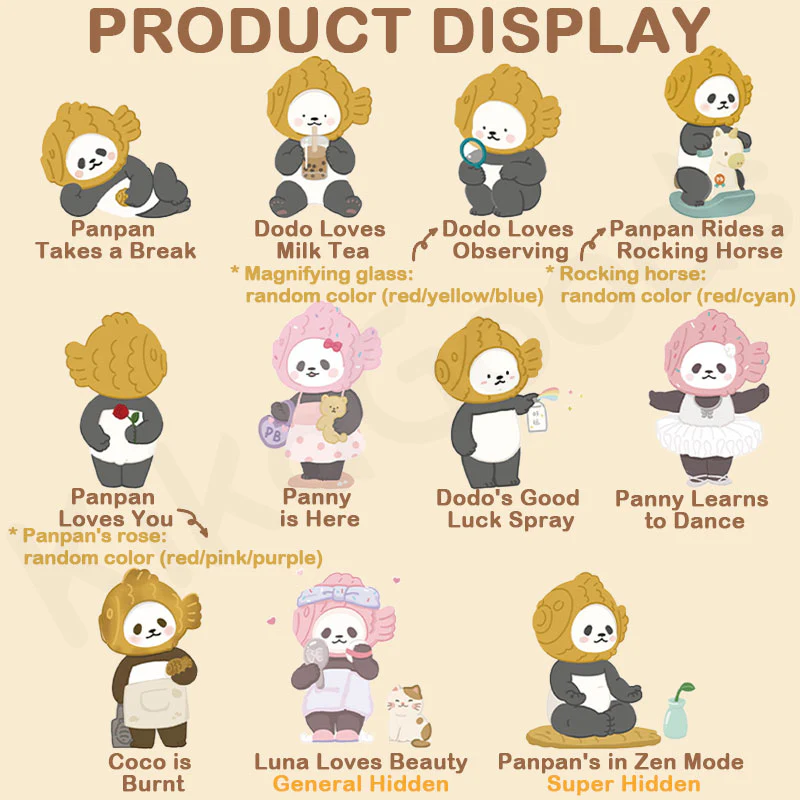Mini Taiyaki PanPan Series Blind Box - Image 2