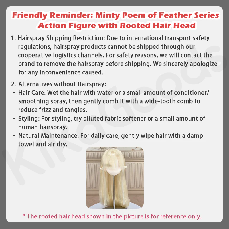 Minty Poem of Feather Mist Series Special 1/6 Action Figure BJD Blind Box【Shipped in May./Jun. 2026】 - Image 4