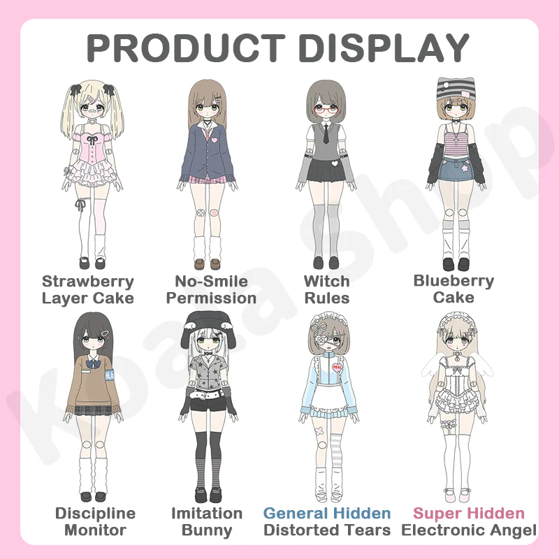 Don't Touch My Bangs Series Special 1/6 Action Figure BJD Blind Box【Open-Eye Edition】 - Image 3