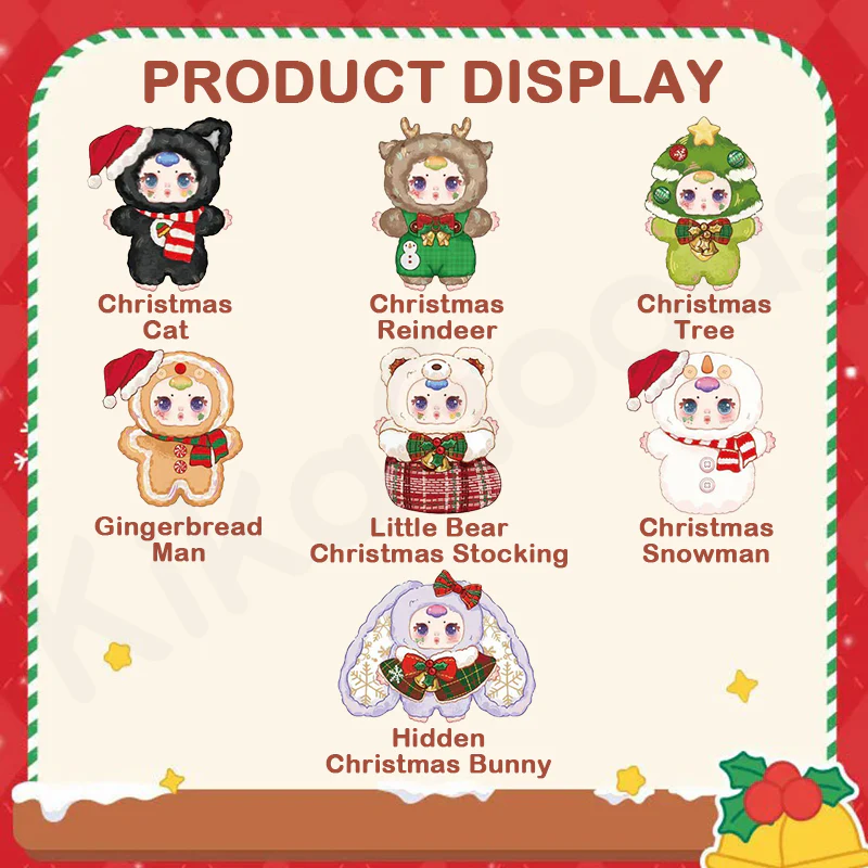 MM Suger Baby Christmas Series Plush Pendant Blind Box - Image 2