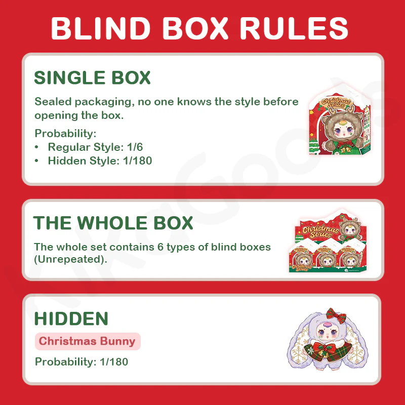 MM Suger Baby Christmas Series Plush Pendant Blind Box - Image 3
