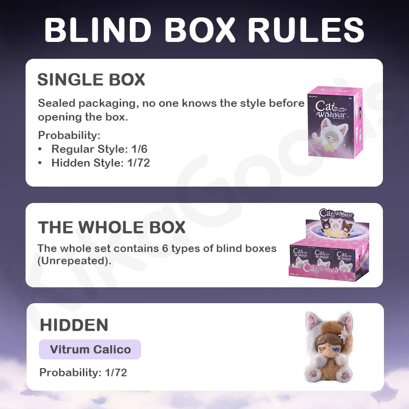 Mo Cat Wish Star Series Plush Blind Box - Image 3