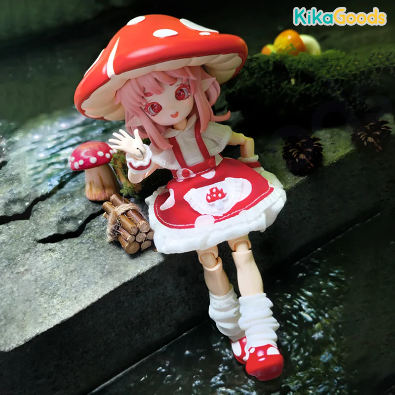 Mushroom Mycelium Naming Series 1/12 Action Figure BJD Blind Box