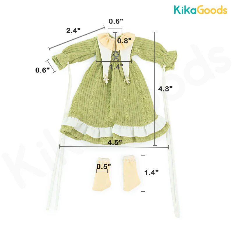 Mushroom Mycelium Naming Series 1/12 BJD Clothing Set - Image 12