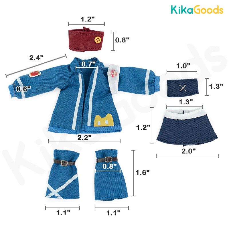 Mushroom Mycelium Naming Series 1/12 BJD Clothing Set - Image 14