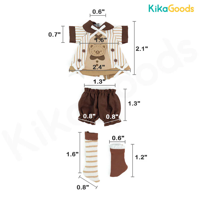 Mushroom Mycelium Naming Series 1/12 BJD Clothing Set - Image 16