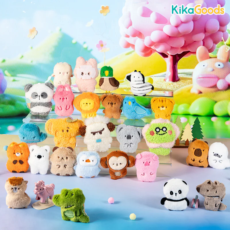 MoMo Family Animal Series Refrigerator Magnet Plush Blind Bag - Image 11