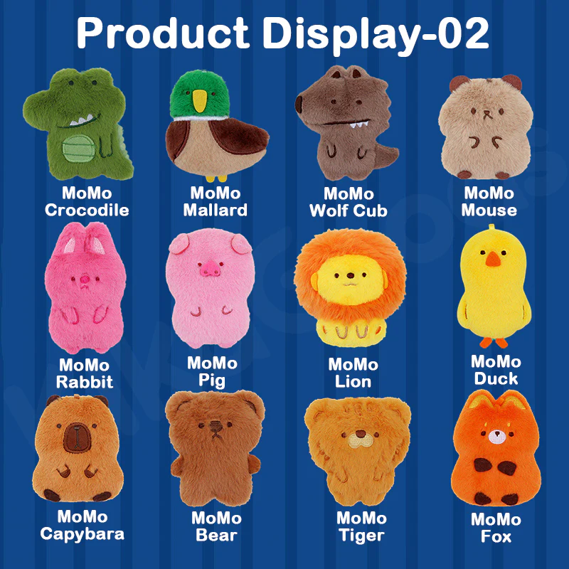 MoMo Family Animal Series Refrigerator Magnet Plush Blind Bag - Image 3