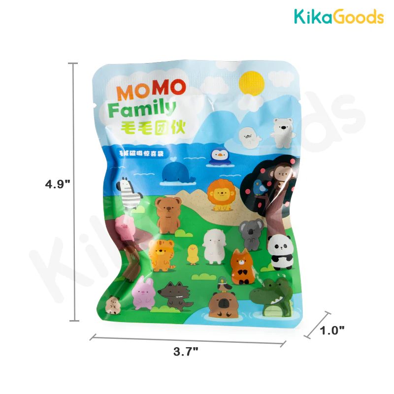 MoMo Family Animal Series Refrigerator Magnet Plush Blind Bag - Image 37