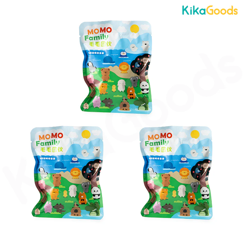 MoMo Family Animal Series Refrigerator Magnet Plush Blind Bag - Image 38