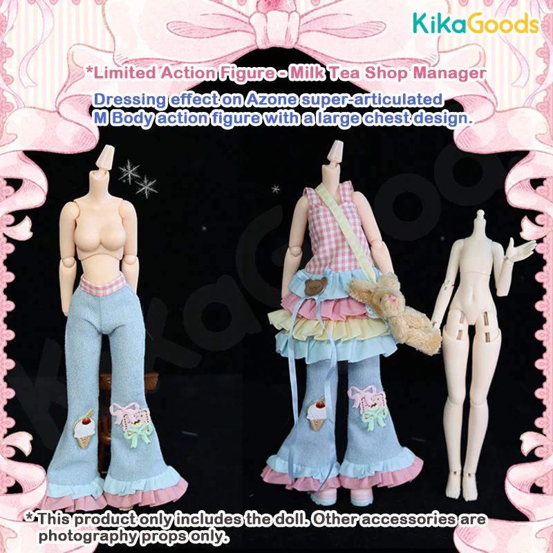 Momotale Four Seasons Tea House Story Series Milk Tea Shop Manager 1/8 BJD Limited Action Figure - Image 5