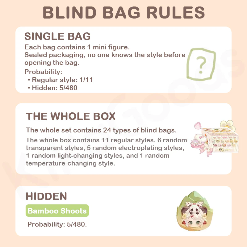 Moni Cat Sweet Delicious Mini Cute Beans Series Blind Bag - Image 5