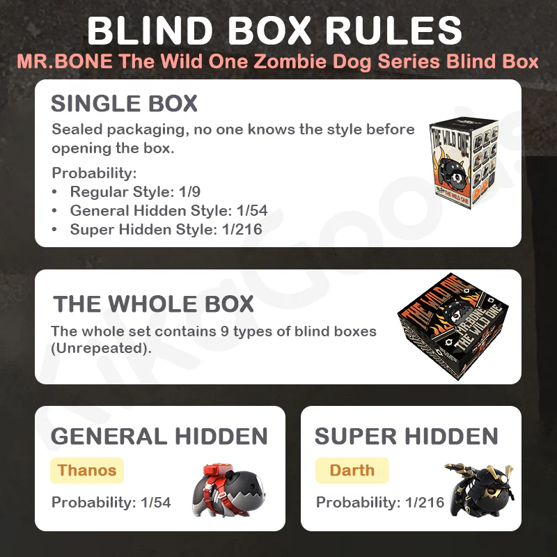 MR.BONE The Wild One Series Blind Box - Image 5