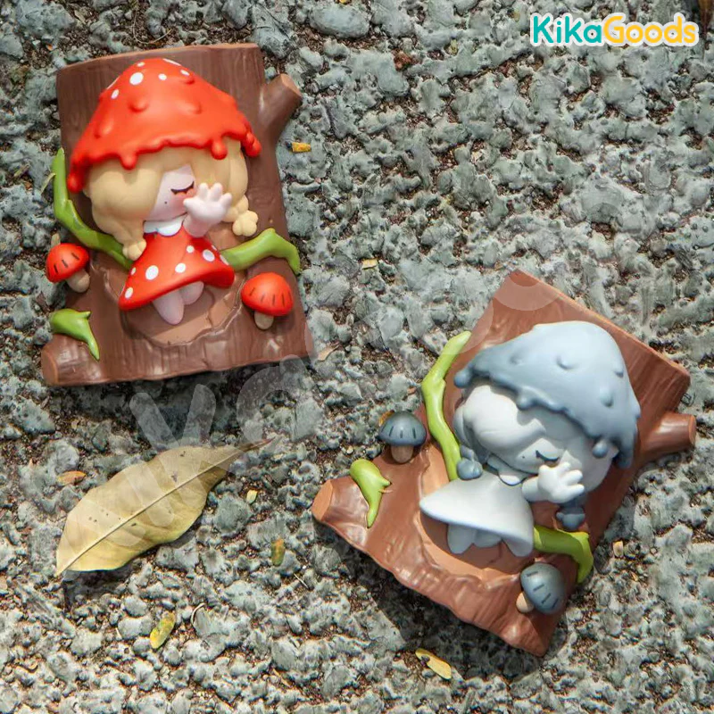 Mushroom Girl Relief-Carved Refrigerator Magnet Blind Box - Image 10