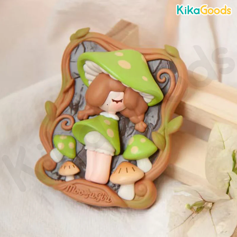 Mushroom Girl Relief-Carved Refrigerator Magnet Blind Box - Image 4