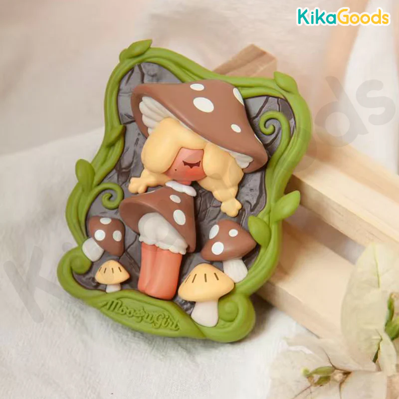 Mushroom Girl Relief-Carved Refrigerator Magnet Blind Box - Image 5