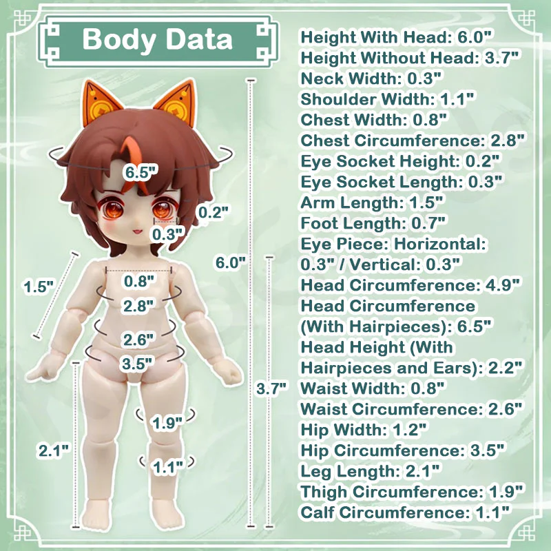 Nagi Cloud Ruins Chronicle Series 1/12 MJD Action Figure Blind Box - Image 9