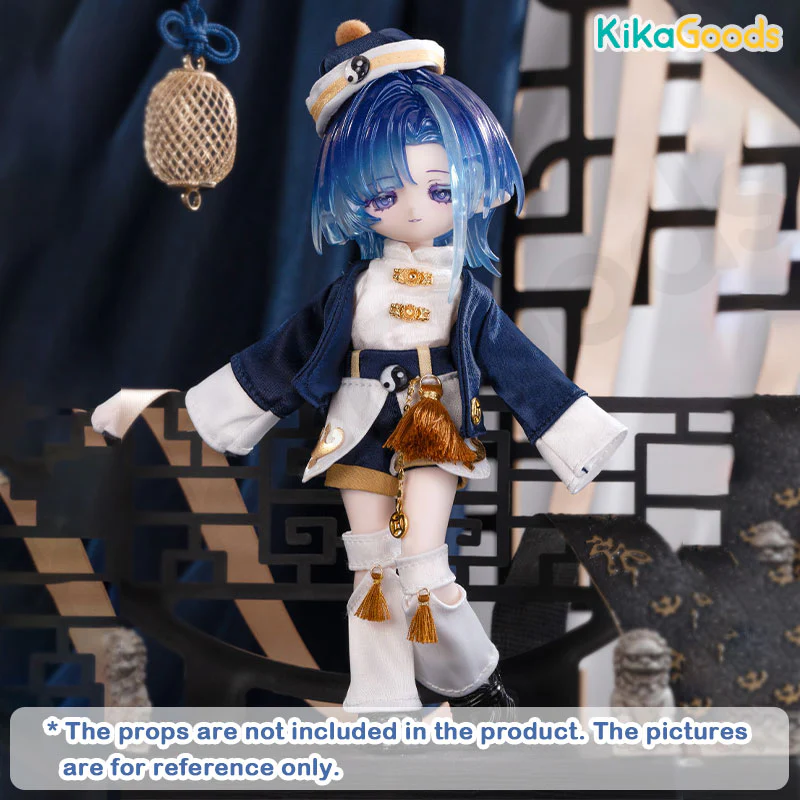 National Style Series Taoist Ruthlessness 1/12 BJD Clothing Set - Image 10
