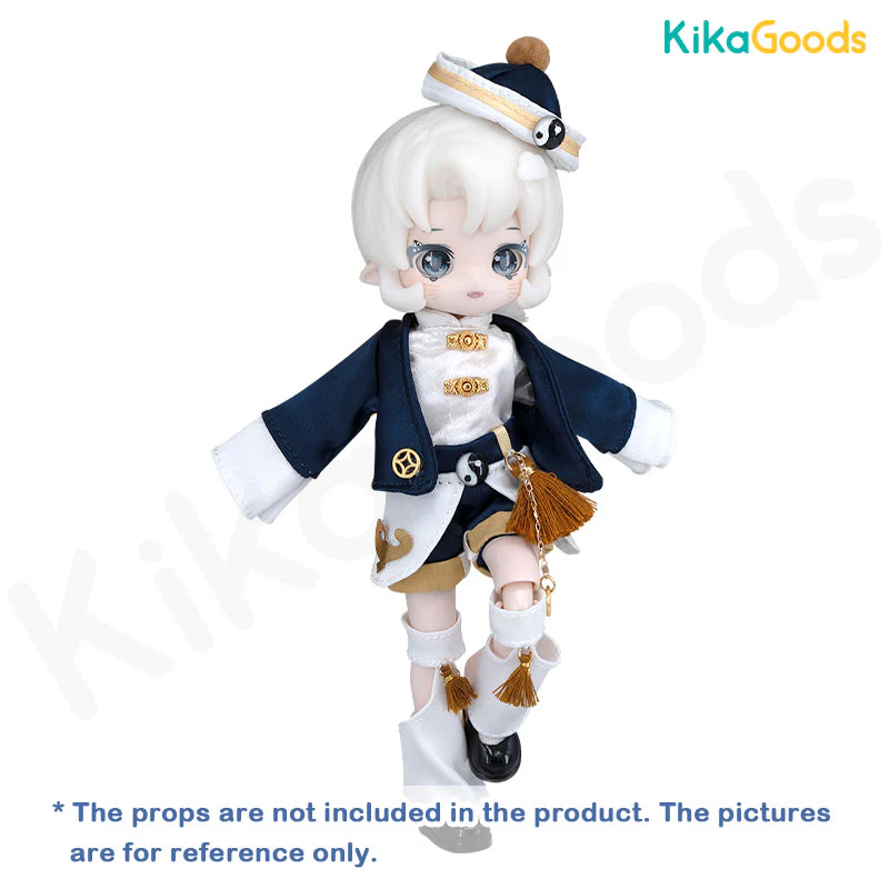 National Style Series Taoist Ruthlessness 1/12 BJD Clothing Set - Image 5