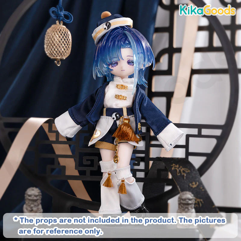 National Style Series Taoist Ruthlessness 1/12 BJD Clothing Set - Image 9