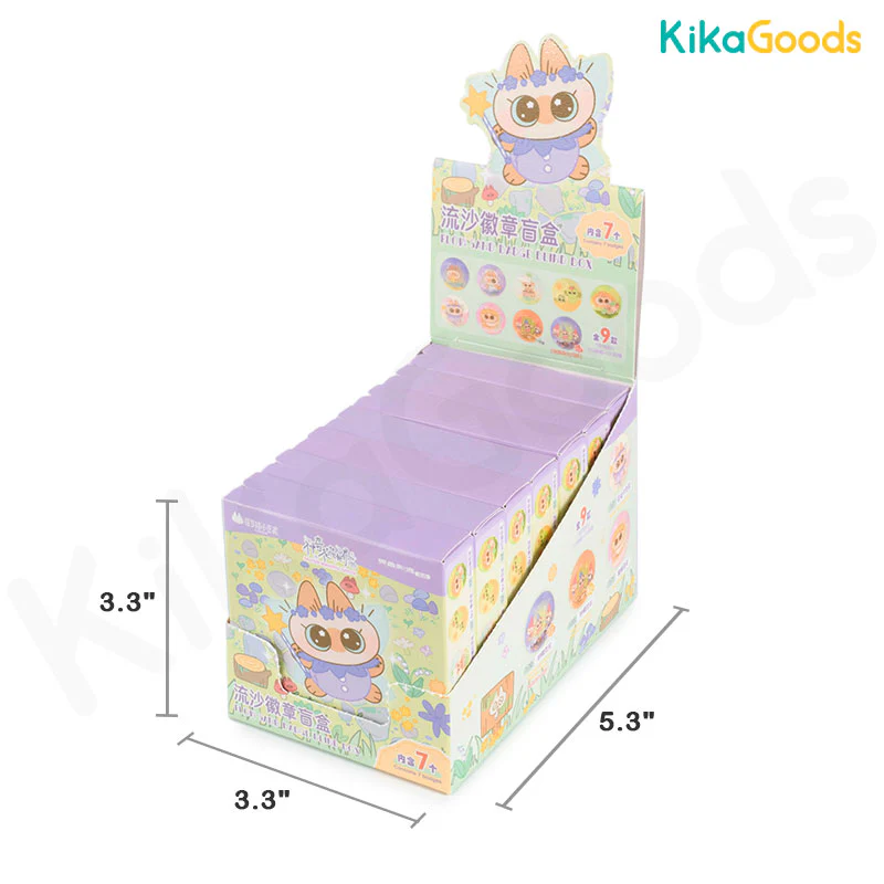 Nobeko Azukisan Wonderful Garden Series Flow Sand Badge Blind Box - Image 15