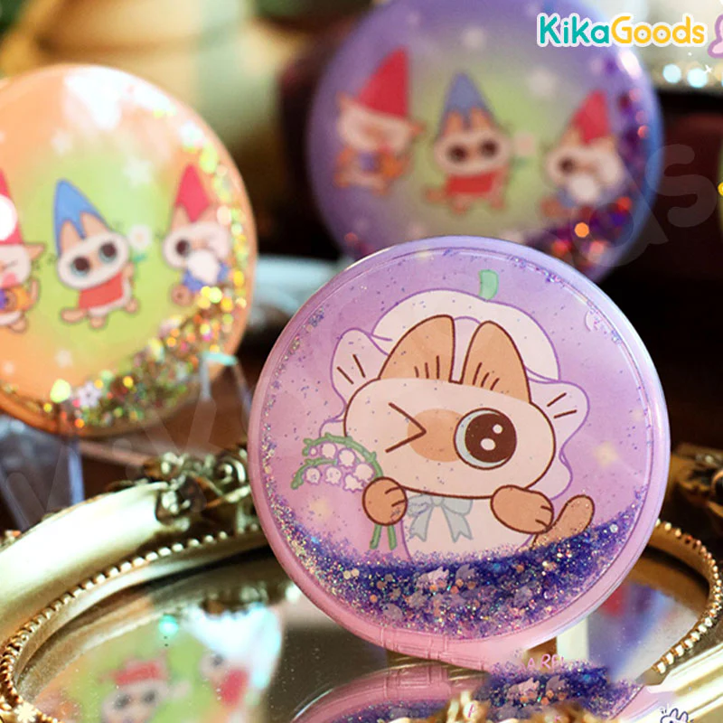 Nobeko Azukisan Wonderful Garden Series Flow Sand Badge Blind Box - Image 4