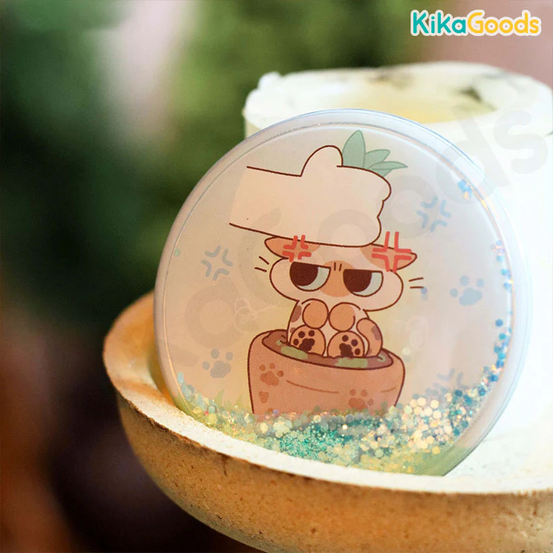 Nobeko Azukisan Wonderful Garden Series Flow Sand Badge Blind Box - Image 6